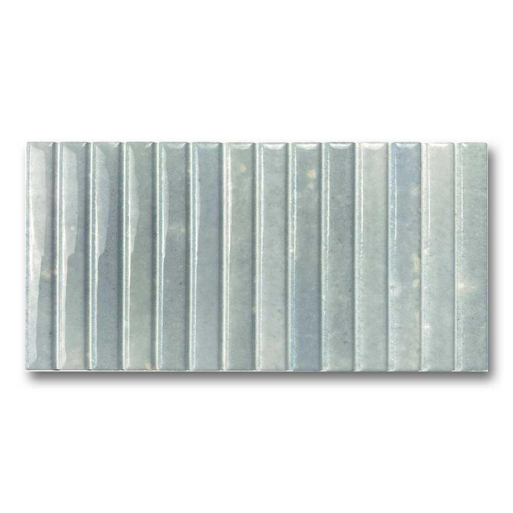 5x9 Split Aqua Glossy Ceramic Wall Tile 5x9 Split Aqua Glossy Ceramic Wall Tile - American Tile Depot