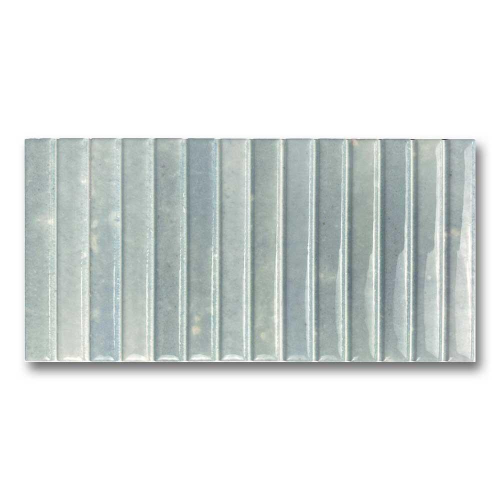 5x9 Split Aqua Glossy Ceramic Wall Tile 5x9 Split Aqua Glossy Ceramic Wall Tile - American Tile Depot