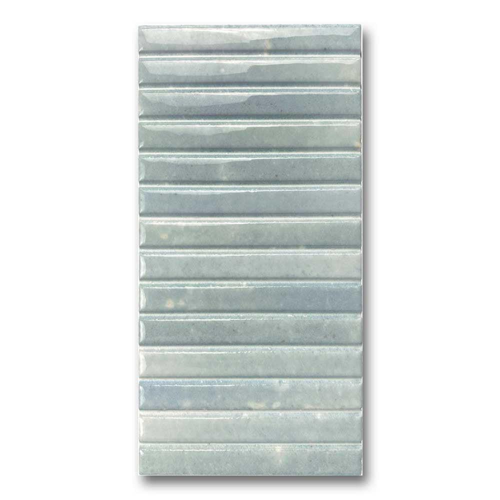 5x9 Split Aqua Glossy Ceramic Wall Tile 5x9 Split Aqua Glossy Ceramic Wall Tile - American Tile Depot