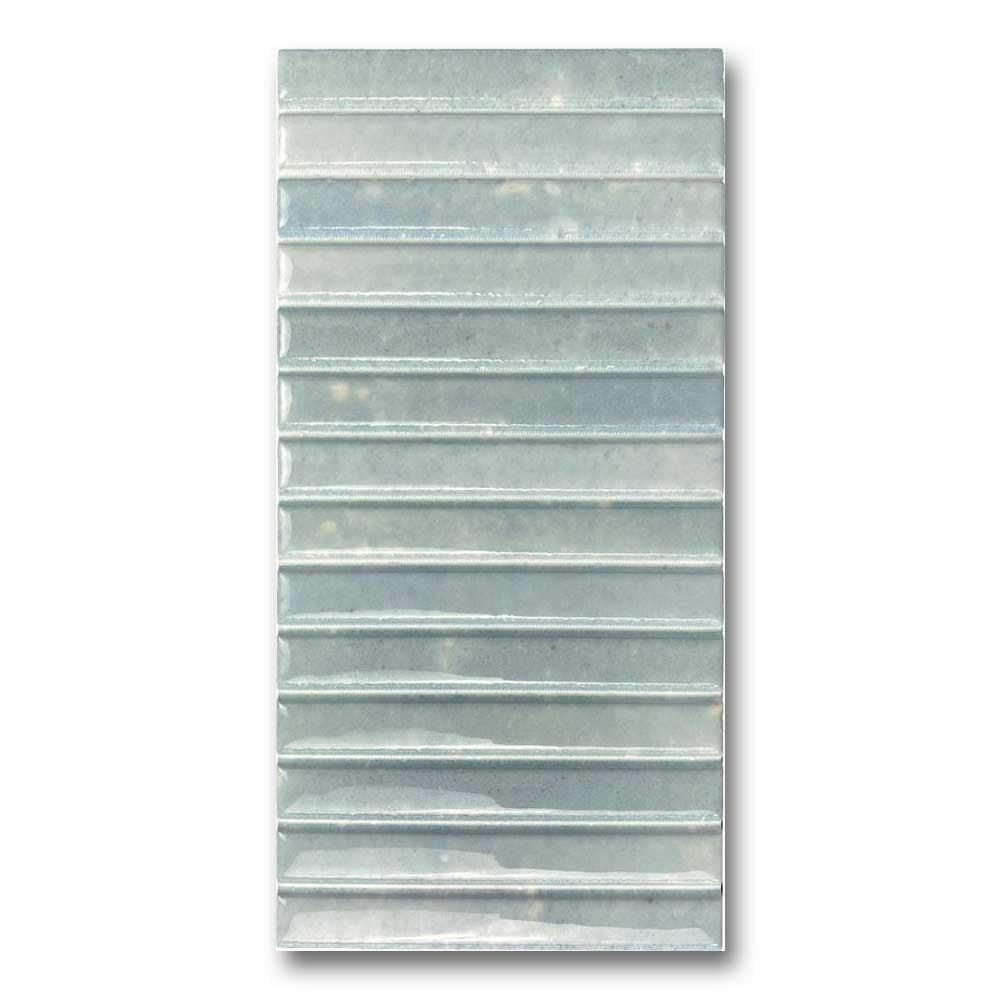 5x9 Split Aqua Glossy Ceramic Wall Tile 5x9 Split Aqua Glossy Ceramic Wall Tile - American Tile Depot
