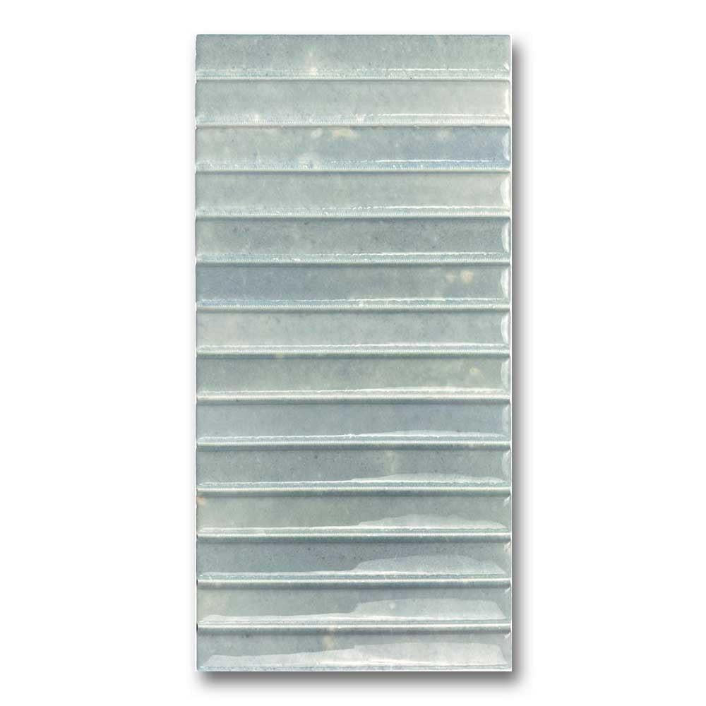 5x9 Split Aqua Glossy Ceramic Wall Tile 5x9 Split Aqua Glossy Ceramic Wall Tile - American Tile Depot
