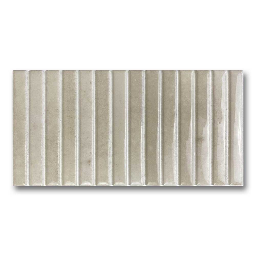 5x9 Split Beige Glossy Ceramic Wall Tile