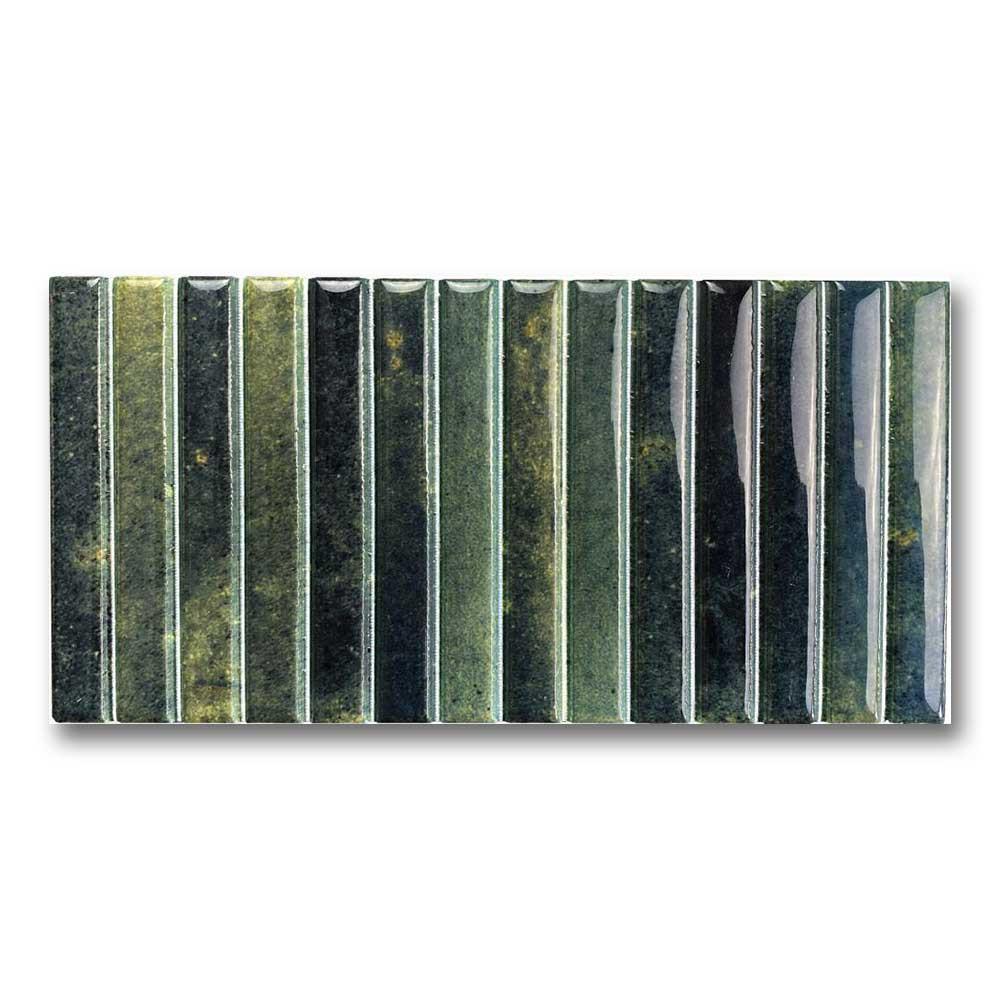 5x9 Split Olive Glossy Ceramic Wall Tile 5x9 Split Olive Glossy Ceramic Wall Tile - American Tile Depot