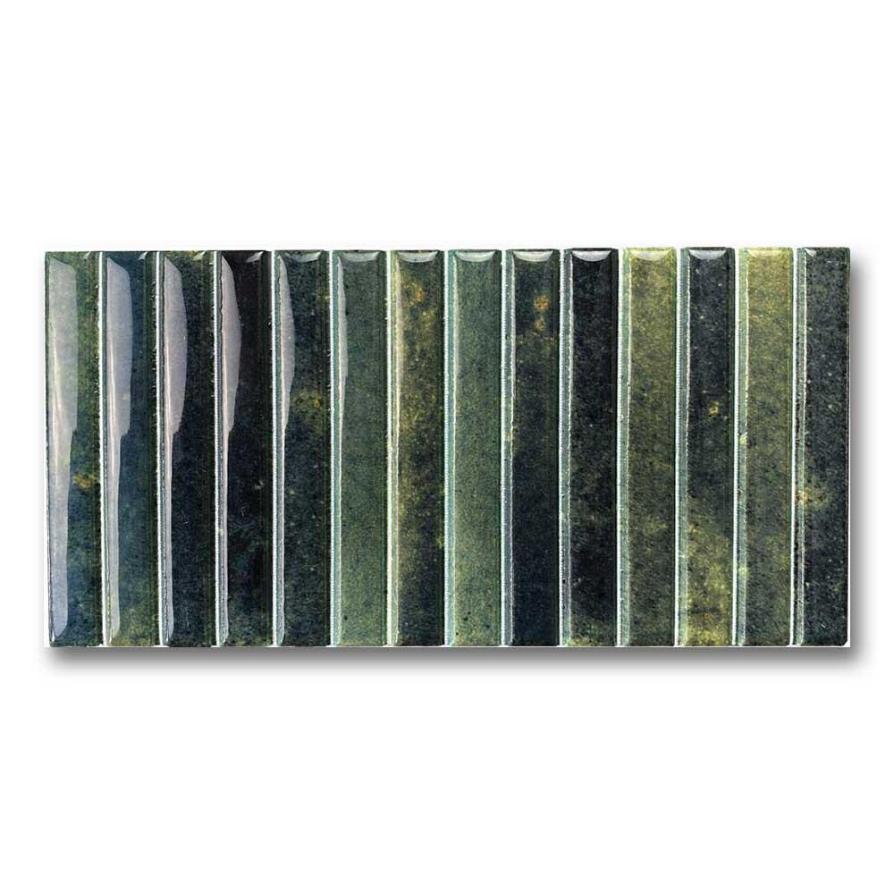 5x9 Split Olive Glossy Ceramic Wall Tile 5x9 Split Olive Glossy Ceramic Wall Tile - American Tile Depot