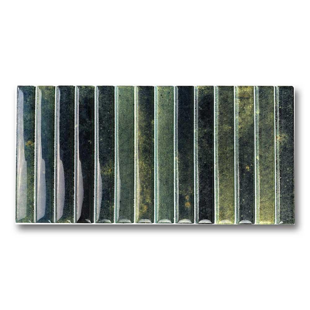 5x9 Split Olive Glossy Ceramic Wall Tile 5x9 Split Olive Glossy Ceramic Wall Tile - American Tile Depot