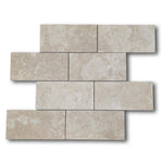 6x12 Durango Cream Travertine Filled & Honed Tile 6x12 Durango Cream Travertine Filled & Honed Tile - American Tile Depot