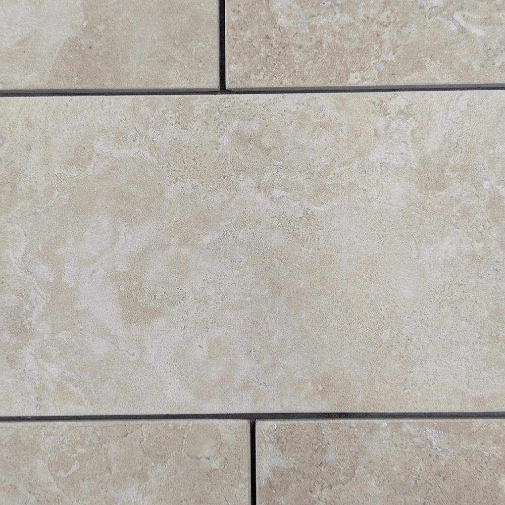 6x12 Durango Cream Travertine Filled & Honed Tile 6x12 Durango Cream Travertine Filled & Honed Tile - American Tile Depot