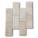 6x12 Durango Cream Travertine Filled & Honed Tile 6x12 Durango Cream Travertine Filled & Honed Tile - American Tile Depot