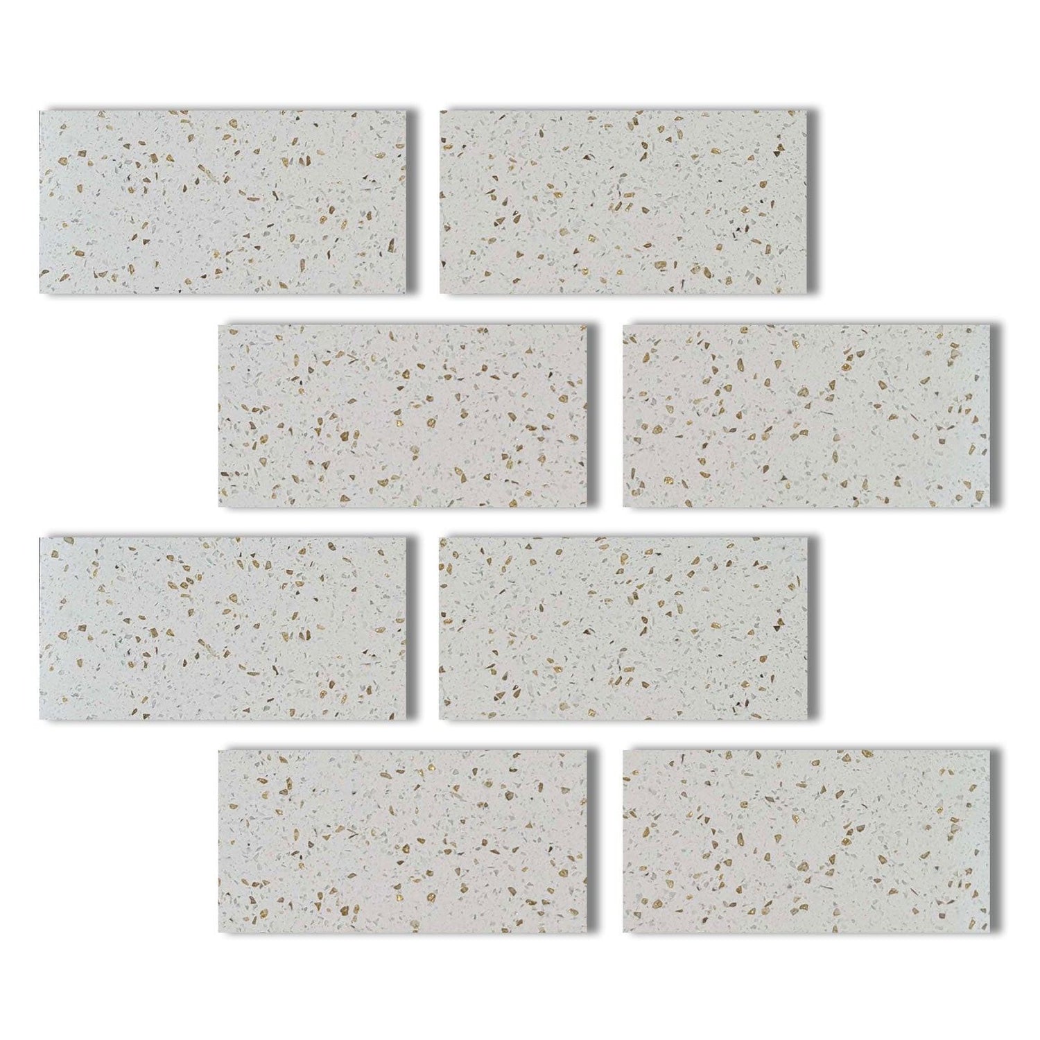 6x12 Terrazzo Gold Marble Polished Tile 6x12 Terrazzo Gold Marble Polished Tile - American Tile Depot