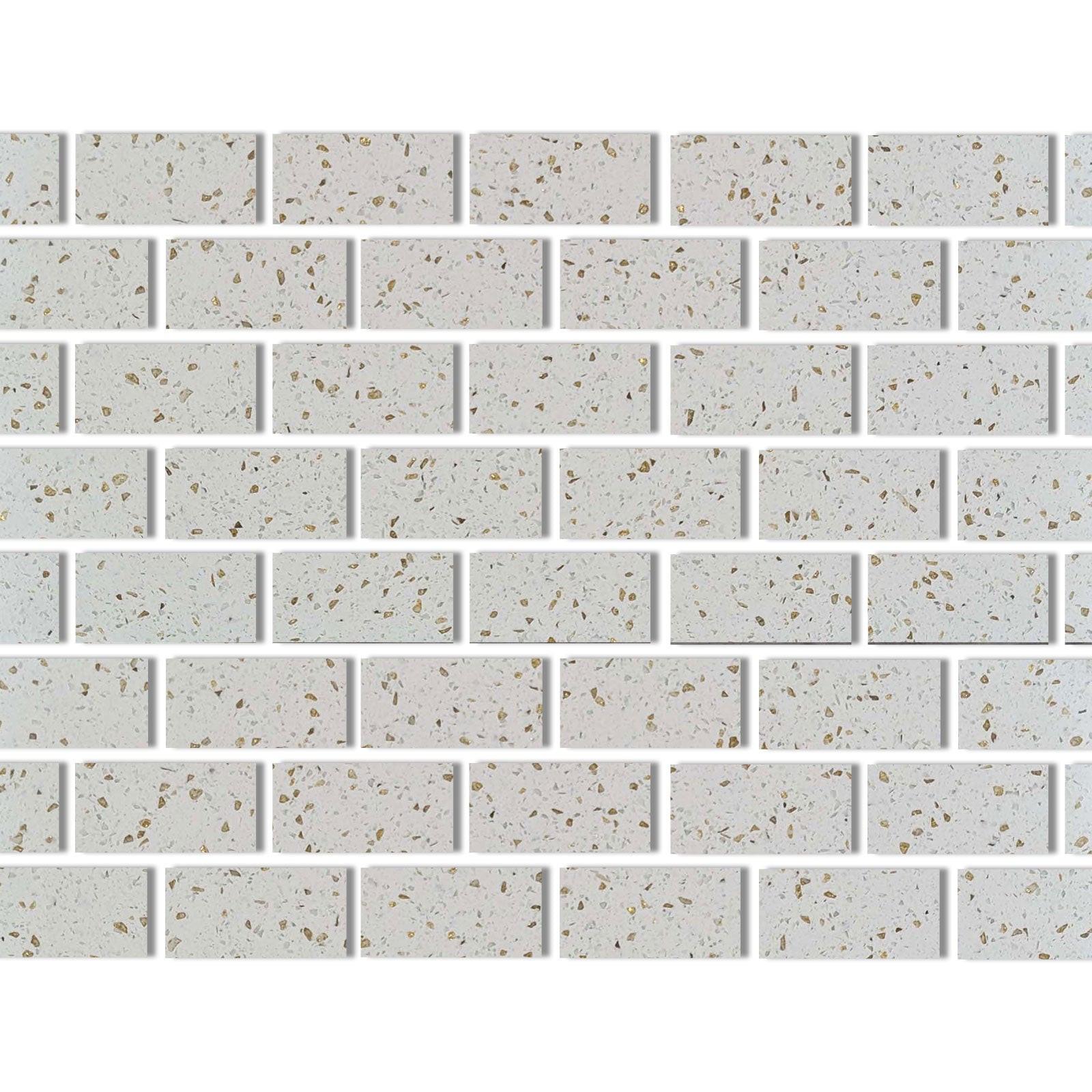 6x12 Terrazzo Gold Marble Polished Tile 6x12 Terrazzo Gold Marble Polished Tile - American Tile Depot