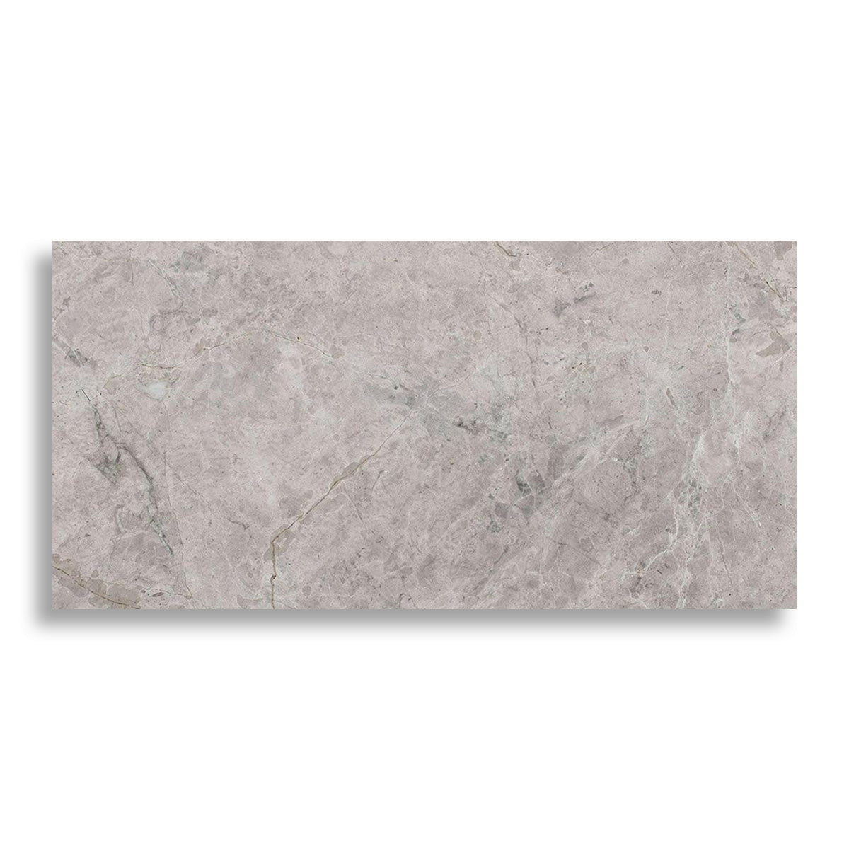 3x6 Tundra Gray (Atlantic Gray) Marble Polished Tile - American Tile Depot