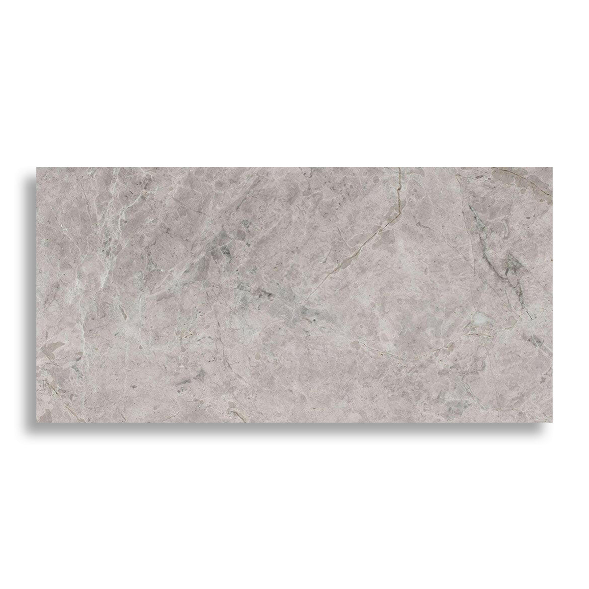 6x12 Tundra Gray (Atlantic Gray) Marble Polished Tile - American Tile Depot