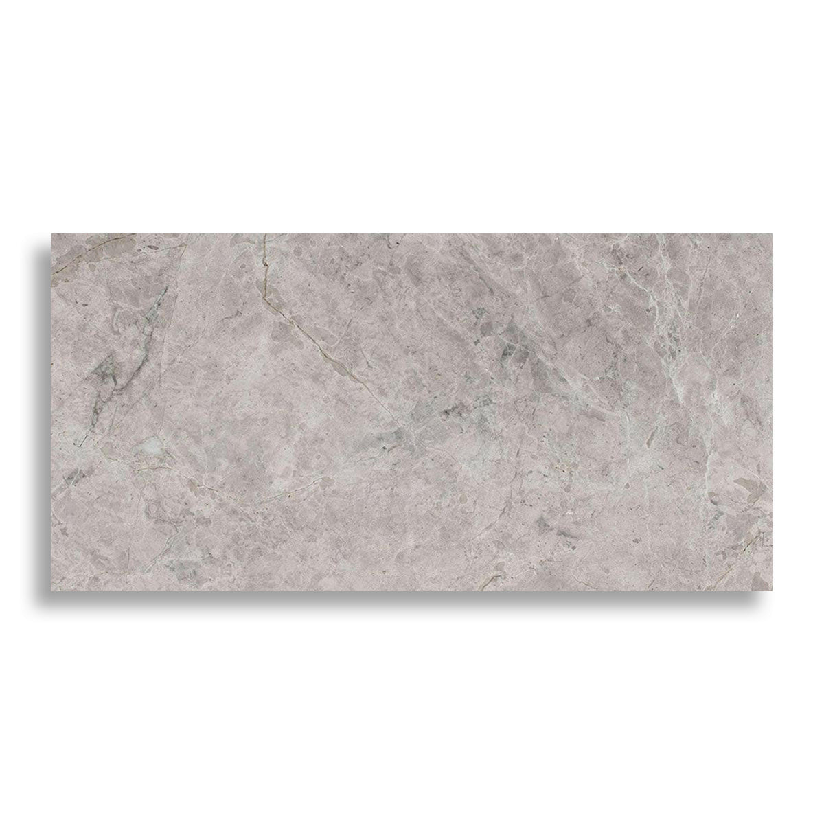 3x6 Tundra Gray (Atlantic Gray) Marble Honed Tile - American Tile Depot