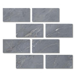 6x12 Bardiglio Imperiale Marble Polished Tile-American Tile Depot