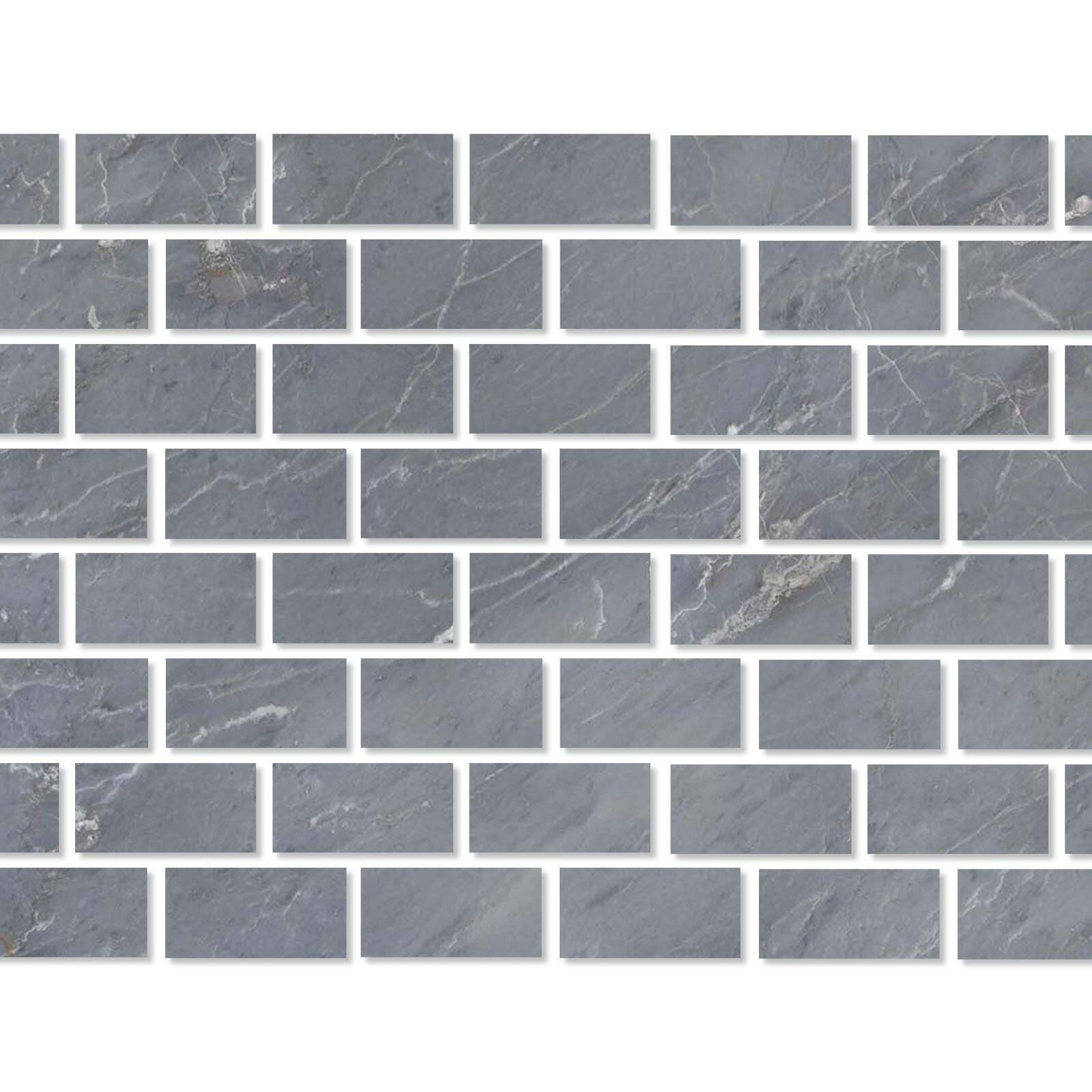 6x12 Bardiglio Imperiale Marble Polished Tile-American Tile Depot