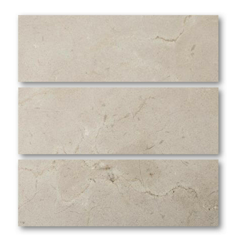 Special Cut | 6x18 Crema Marfil Marble Honed Tile
