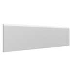 6x18 Palette White Ice Glossy Solid Color Ceramic Bullnose Tile 6x18 Palette White Ice Glossy Solid Color Ceramic Bullnose Tile - American Tile Depot