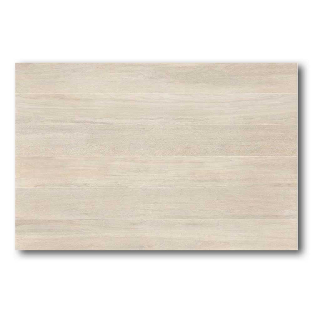6x36 Marmora White Matte Wood Look Porcelain Tile