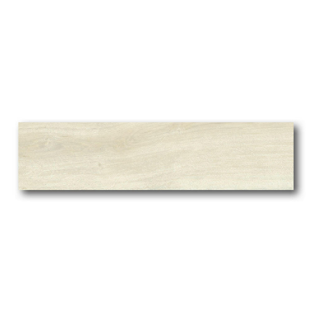 6x36 Marmivor White Birch Matte Wood Look Porcelain Tile