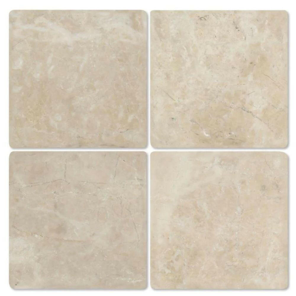 6x6 Cappuccino Marble Tumbled Tile 6x6 Cappuccino Marble Tumbled Tile - American Tile Depot