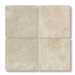 6x6 Cappuccino Marble Tumbled Tile - American Tile Depot