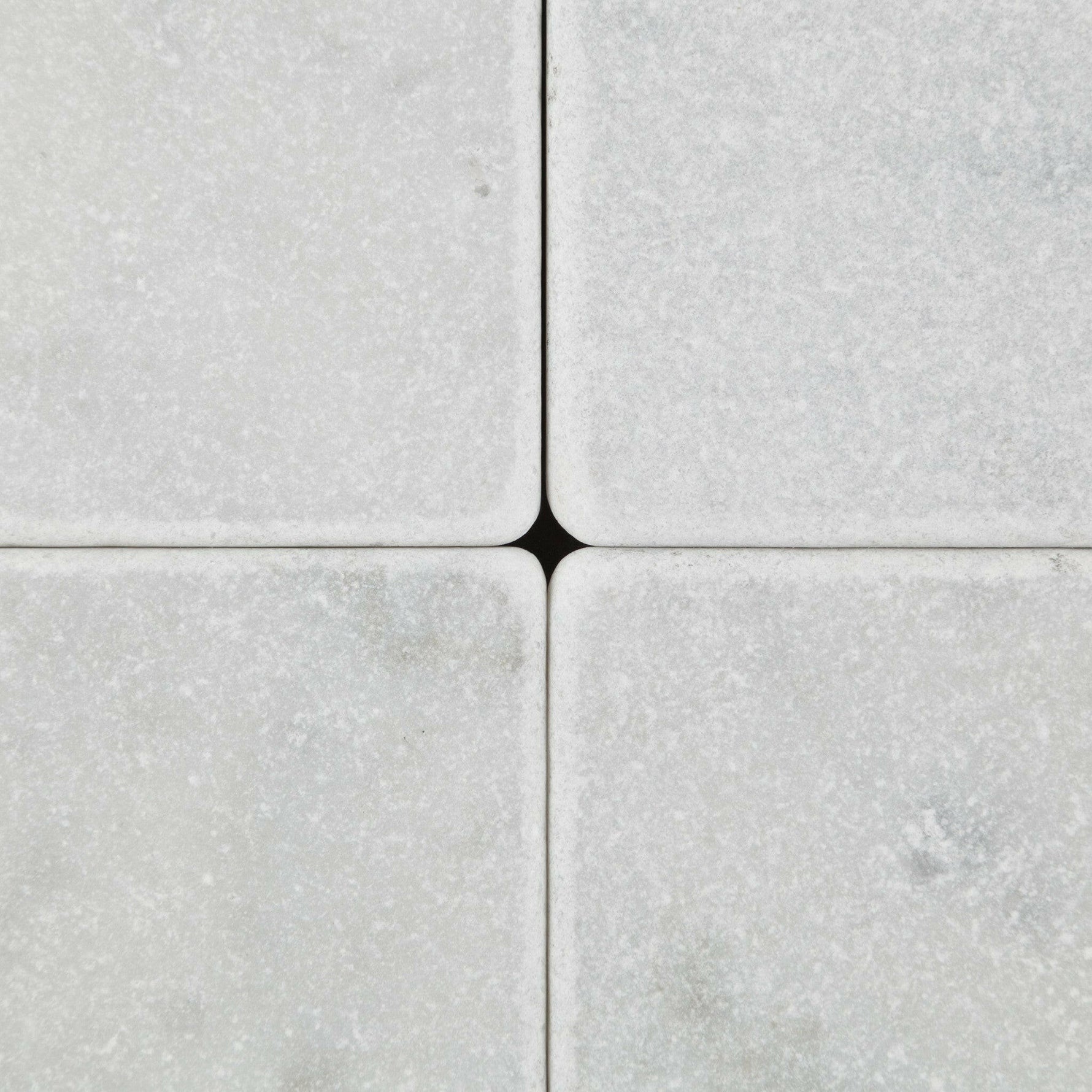6x6 Carrara White Marble Tumbled Tile - American Tile Depot