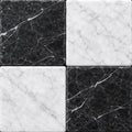6x6 Marquina & Carrara White Tumbled
