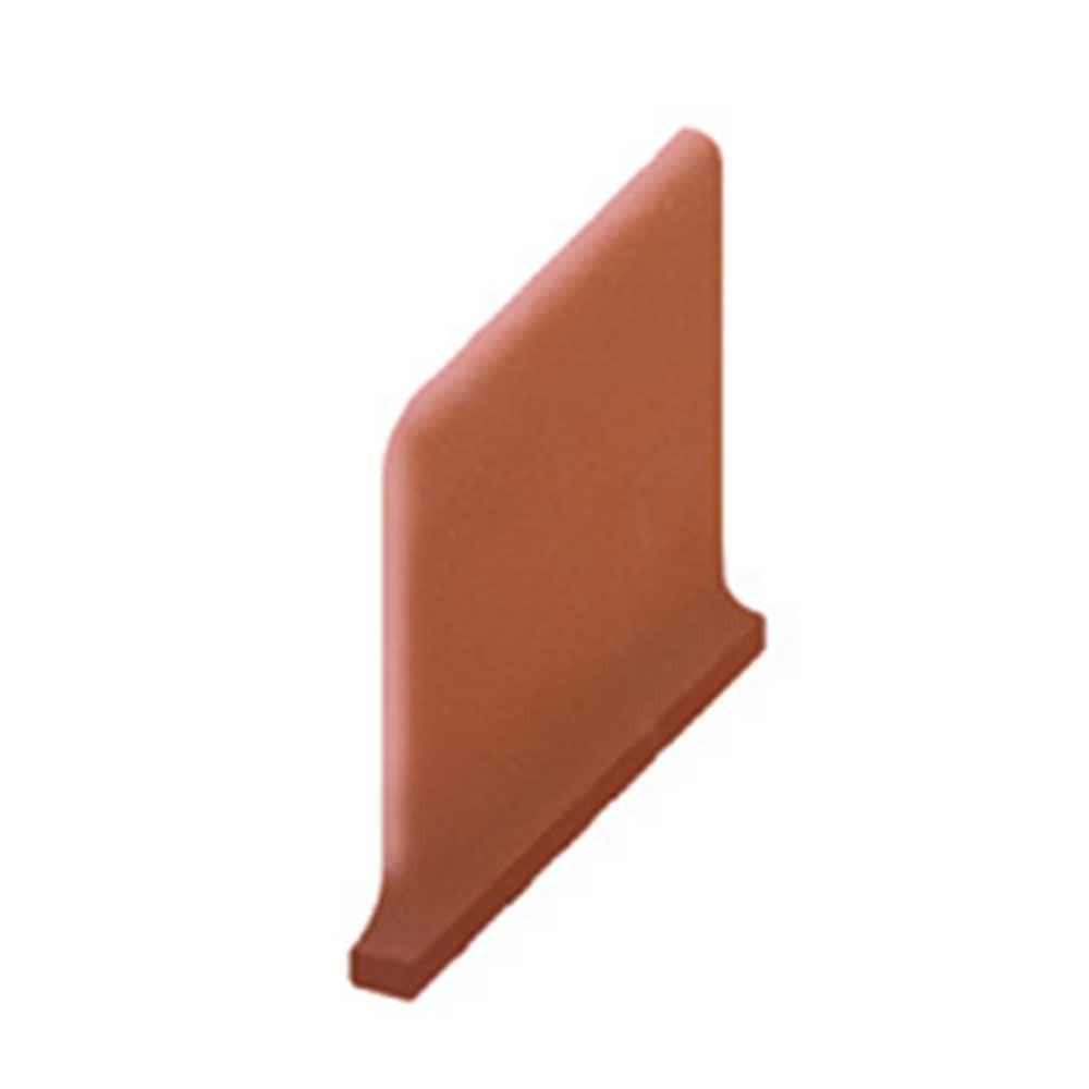 6x6 Colonial Red Matte Quarry Left Outside Cove Base 6x6 Colonial Red Matte Quarry Left Outside Cove Base - American Tile Depot