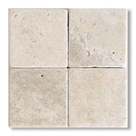 6x6 Crema Marfil Marble Tumbled Tile - American Tile Depot