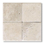 6x6 Crema Marfil Marble Tumbled Tile - American Tile Depot