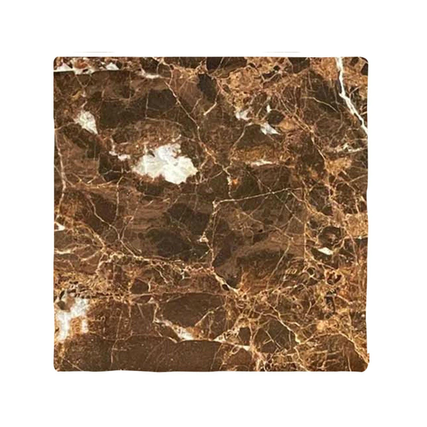 6x6 Emperador Dark Marble Tumbled Tile 6x6 Emperador Dark Marble Tumbled Tile - American Tile Depot