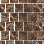 6x6 Emperador Dark Marble Tumbled Tile 6x6 Emperador Dark Marble Tumbled Tile - American Tile Depot