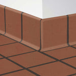6x6 Ironspot Mayflower Red Matte Quarry Cove Base 6x6 Ironspot Mayflower Red Matte Quarry Cove Base - American Tile Depot