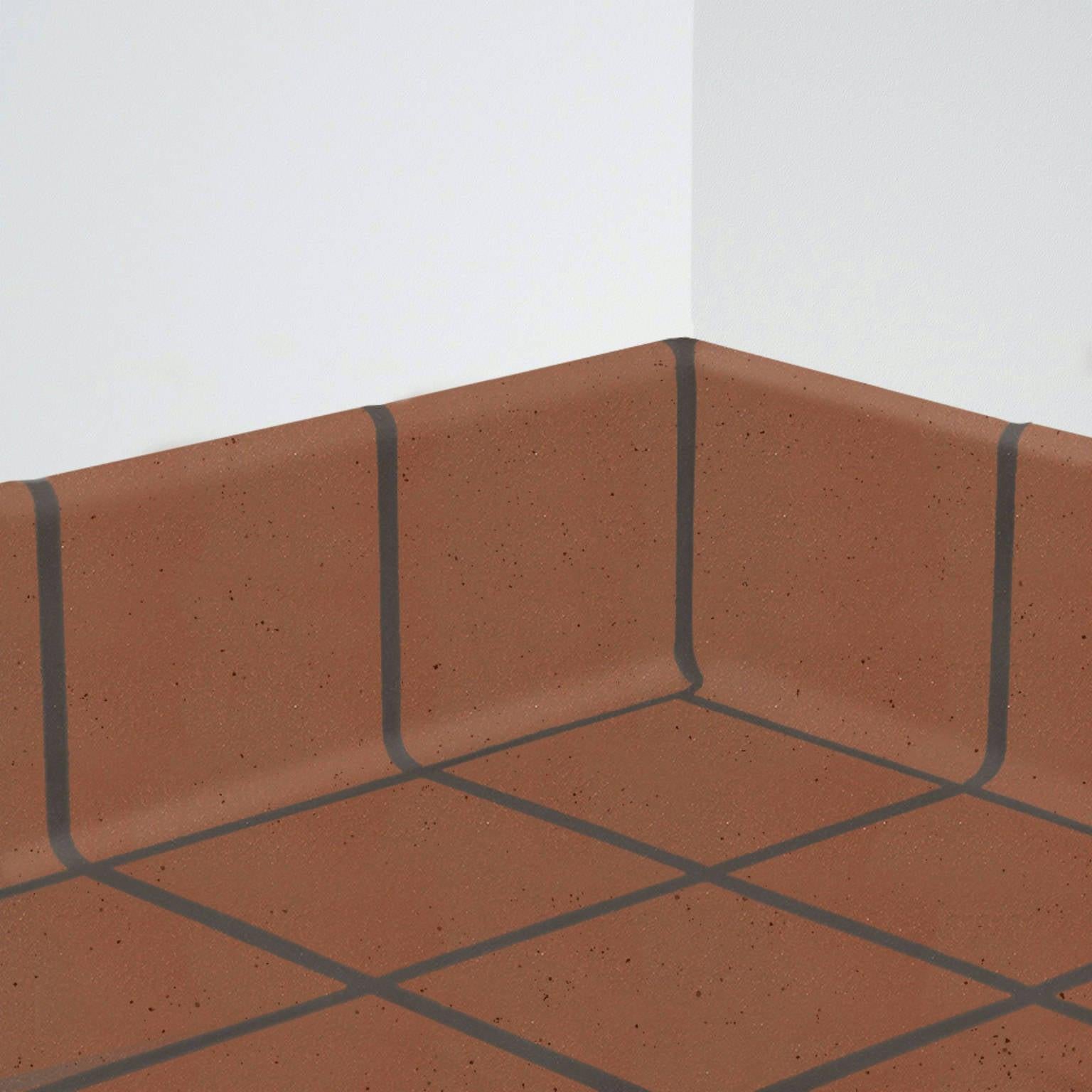 6x6 Ironspot Mayflower Red Matte Quarry Inside Cove Base 6x6 Ironspot Mayflower Red Matte Quarry Inside Cove Base - American Tile Depot
