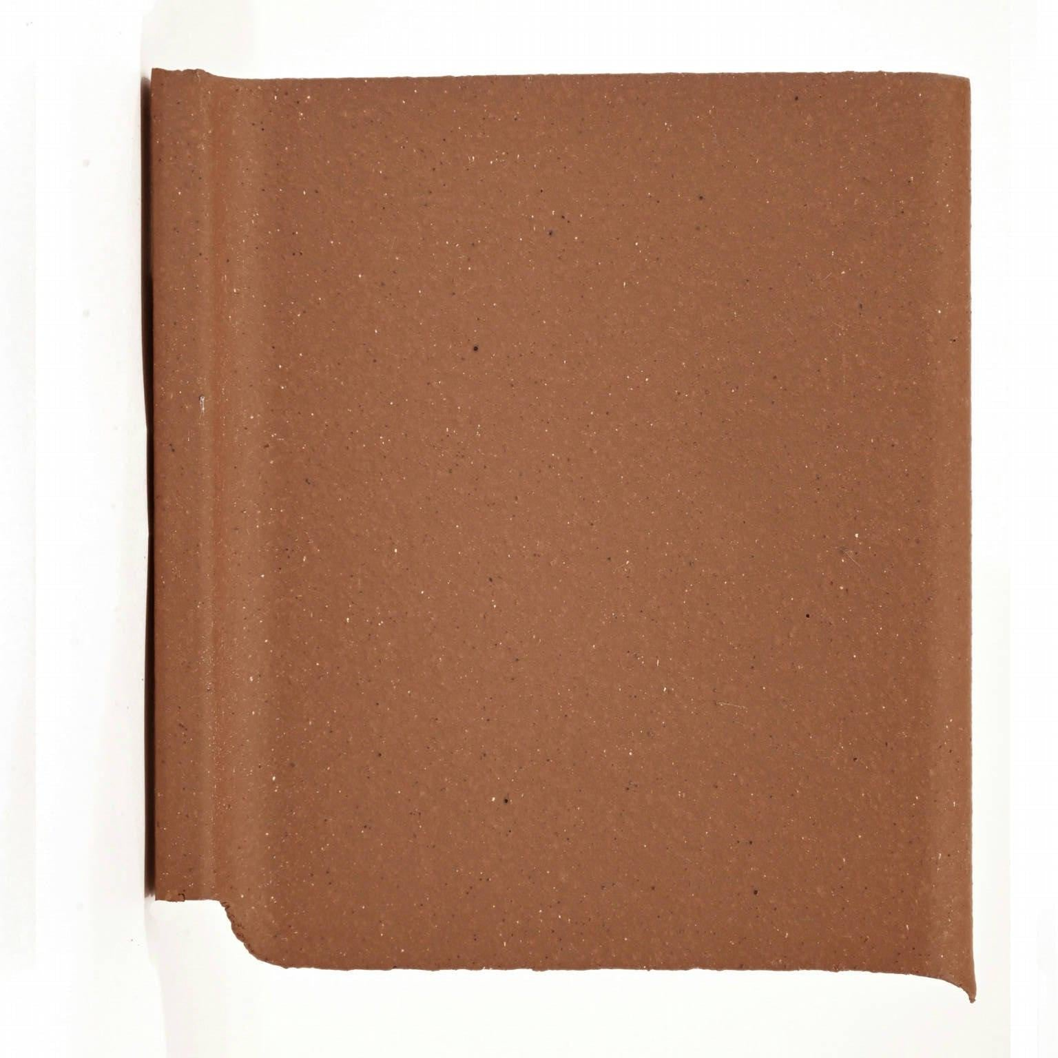 6x6 Ironspot Mayflower Red Matte Quarry Inside Cove Base - American Tile Depot