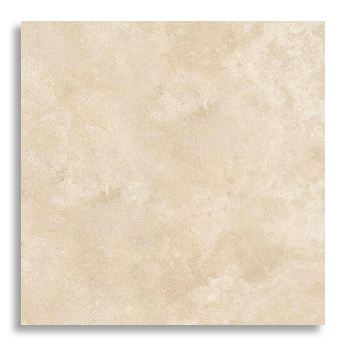 6x6 Ivory Travertine Filled & Honed Tile