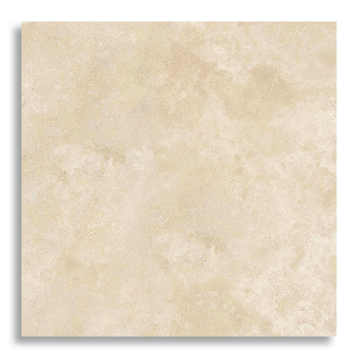6x6 Ivory Travertine Filled & Honed Tile - American Tile Depot