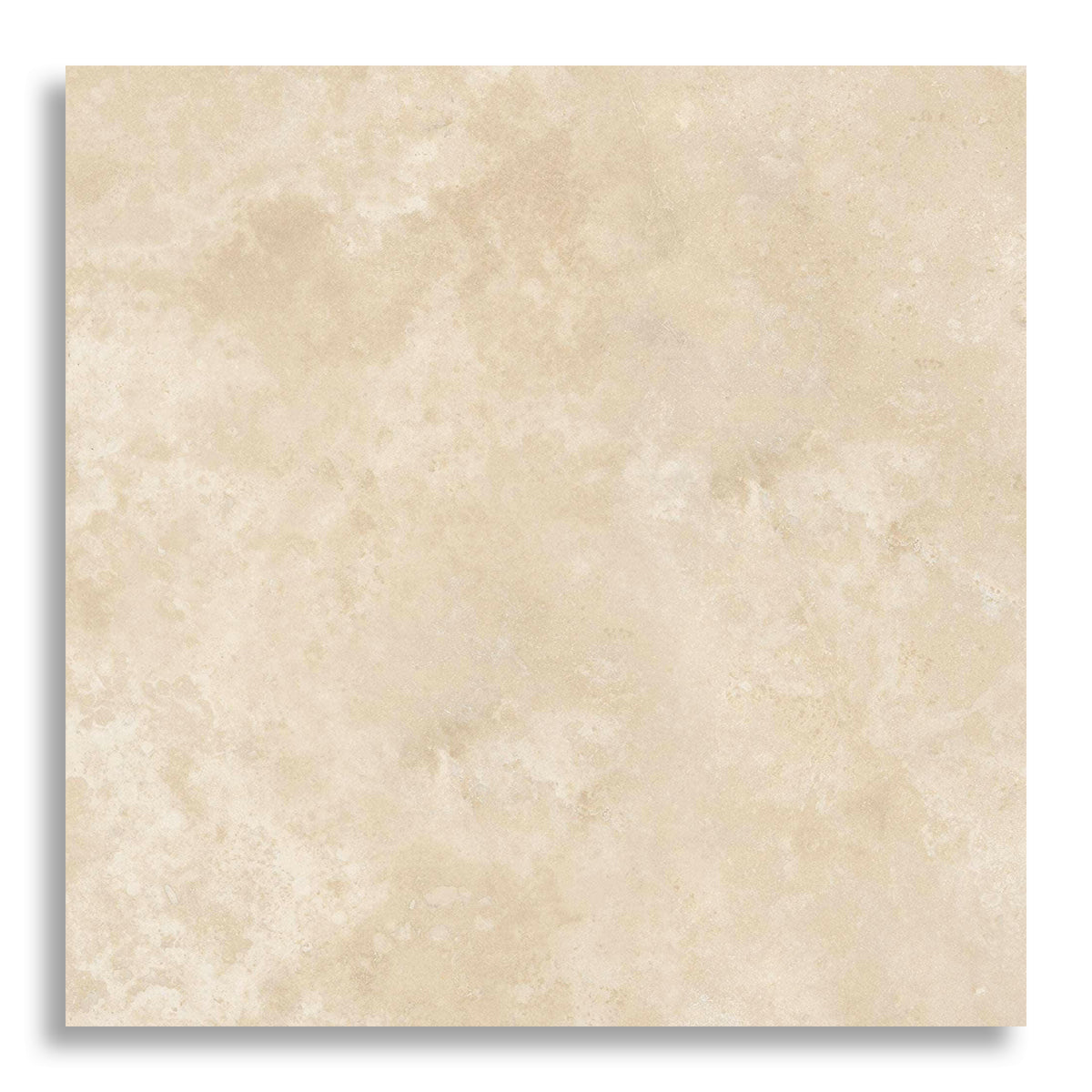 6x6 Ivory Travertine Filled & Honed Tile - American Tile Depot