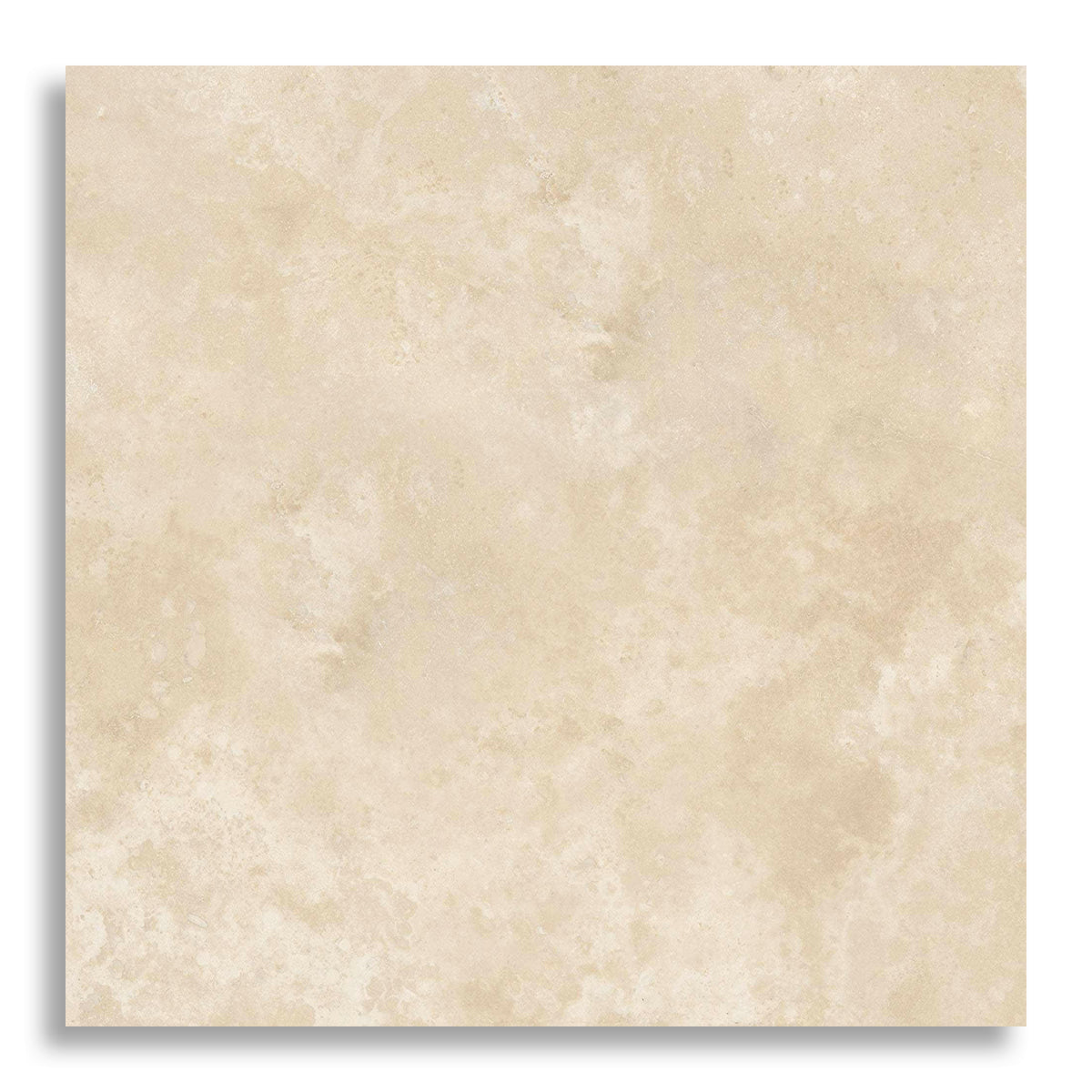 6x6 Ivory Travertine Filled & Honed Tile - American Tile Depot