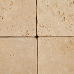 6x6 Ivory Travertine Tumbled Tile 6x6 Ivory Travertine Tumbled Tile - American Tile Depot