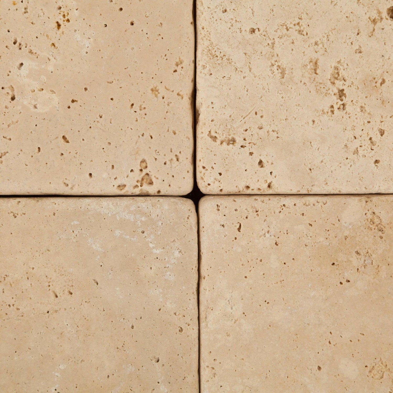 6x6 Ivory Travertine Tumbled Tile 6x6 Ivory Travertine Tumbled Tile - American Tile Depot