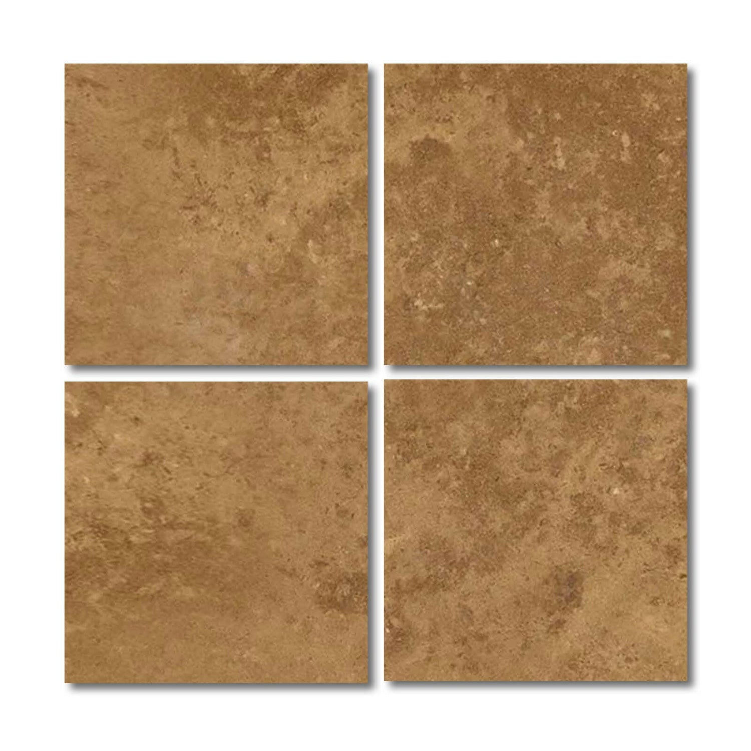 6x6 Noce Travertine Filled & Honed Tile 6x6 Noce Travertine Filled & Honed Tile - American Tile Depot