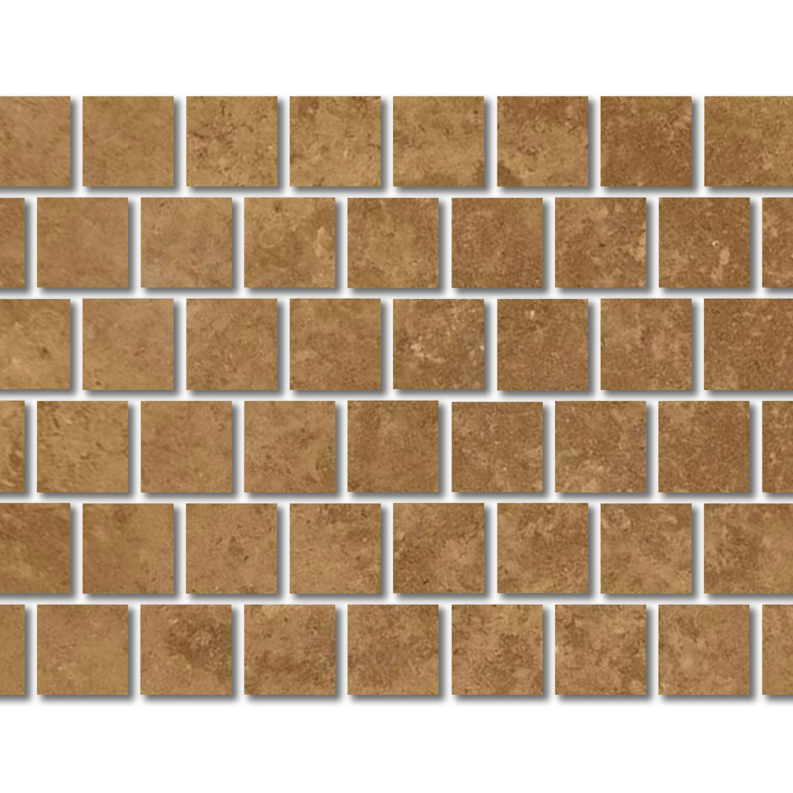 6x6 Noce Travertine Filled & Honed Tile 6x6 Noce Travertine Filled & Honed Tile - American Tile Depot