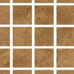 6x6 Noce Travertine Filled & Honed Tile 6x6 Noce Travertine Filled & Honed Tile - American Tile Depot