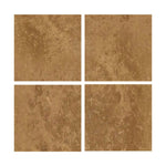 6x6 Noce Travertine Filled & Honed Tile 6x6 Noce Travertine Filled & Honed Tile - American Tile Depot
