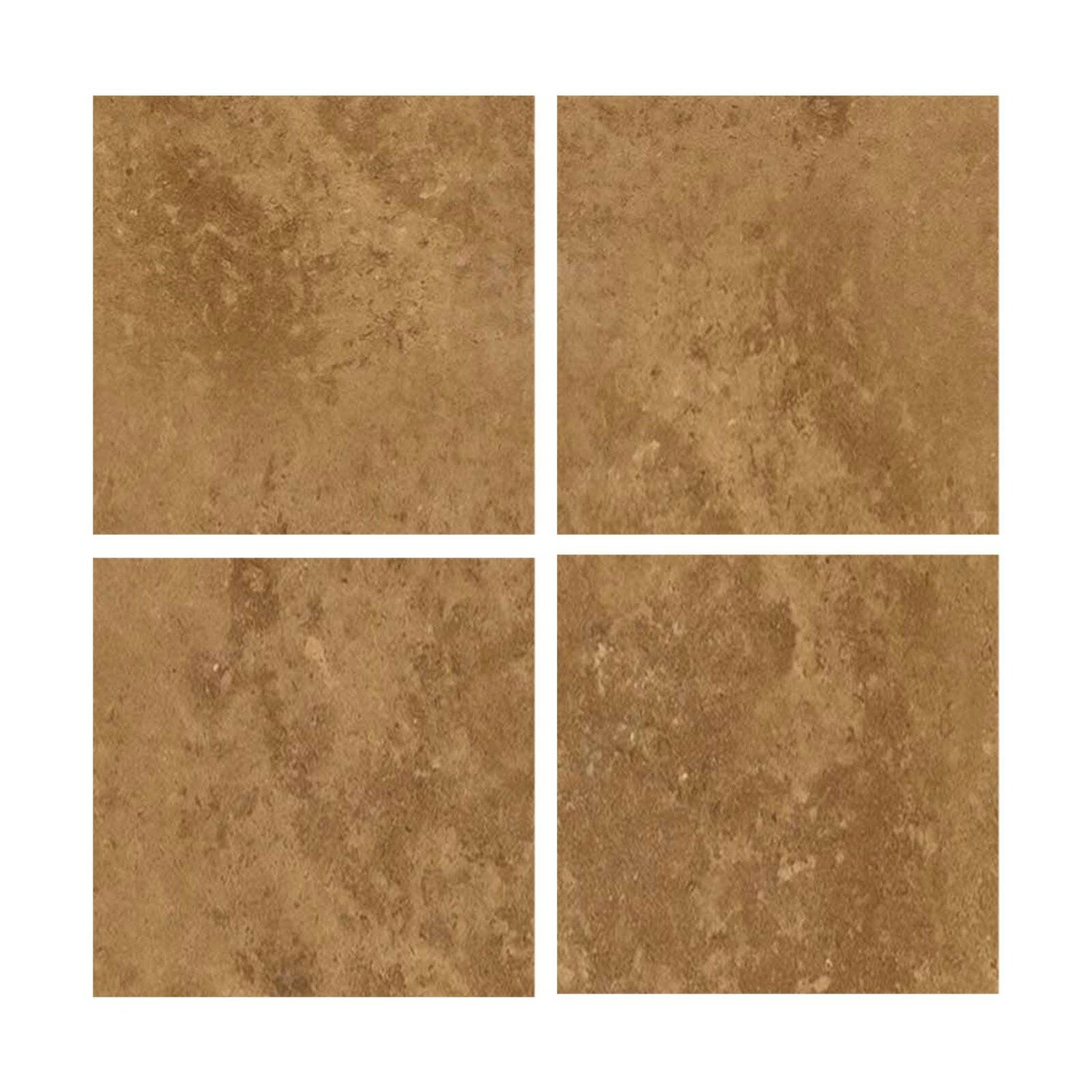 6x6 Noce Travertine Filled & Honed Tile 6x6 Noce Travertine Filled & Honed Tile - American Tile Depot