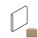 6x6 Sahara Sand Matte Quarry Bullnose Tile 6x6 Sahara Sand Matte Quarry Bullnose Tile - American Tile Depot