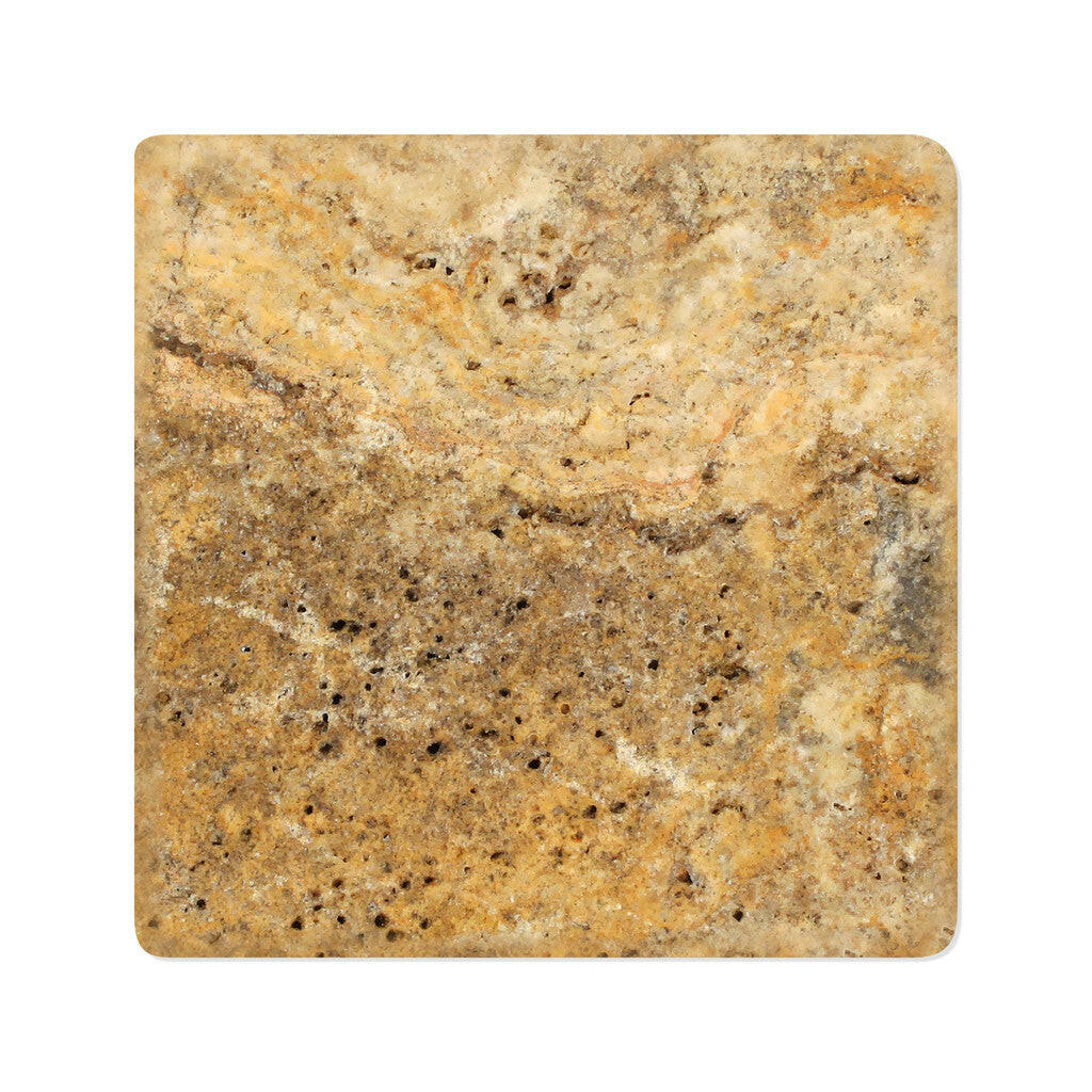 6x6 Scabos Travertine Tumbled Tile 6x6 Scabos Travertine Tumbled Tile - American Tile Depot