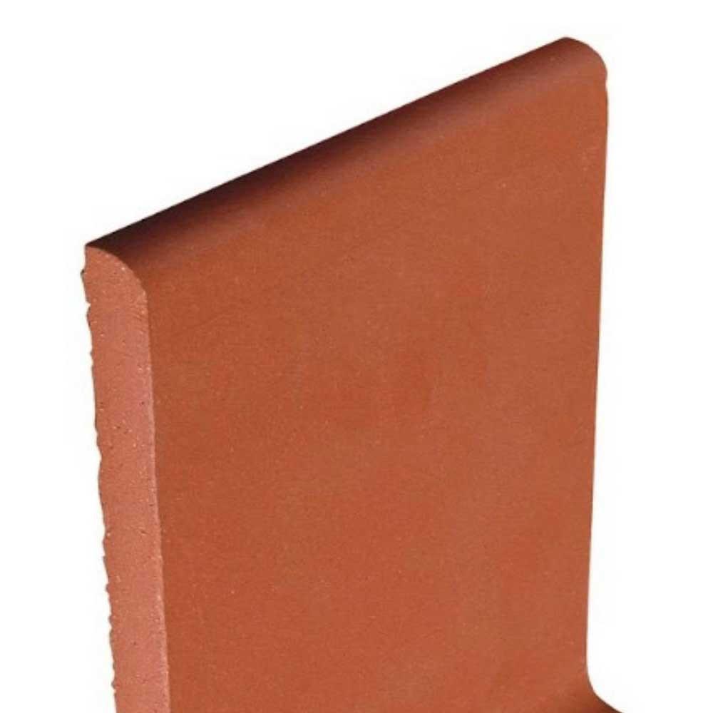 6x6 Spanish Red Matte Quarry Cove Base 6x6 Spanish Red Matte Quarry Cove Base - American Tile Depot