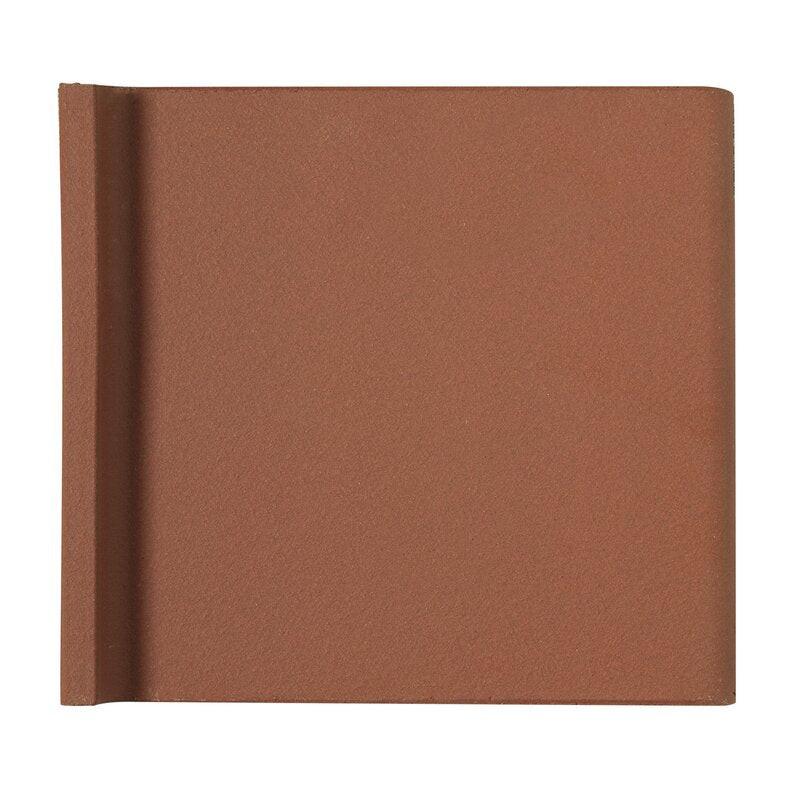 6x6 Spanish Red Matte Quarry Cove Base 6x6 Spanish Red Matte Quarry Cove Base - American Tile Depot